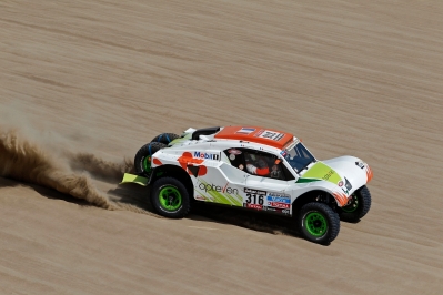 MOTORSPORT - DAKAR PERU CHILE ARGENTINA  2013 - STAGE 1 / ETAPE 1 - START / DEPART - LIMA  (PER) TO PISCO (PER) - 05/01/2013 - PHOTO : DPPI - 
316 CHABOT RONAN ( FRANCE ) PILLOT GILLES ( FRANCE ) - SMG - TOYS MOTORS - SMG - ACTION