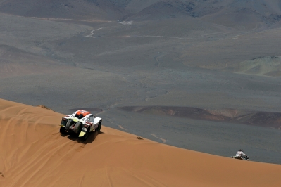 MOTORSPORT - DAKAR PERU CHILE ARGENTINA  2013 - STAGE 12 / ETAPE 12 - FIAMBALA (ARG) TO COPIAPO (CHI) - 17/01/2013 - PHOTO : FRANÃOIS FLAMAND / DPPI - 
316 CHABOT RONAN ( FRANCE ) PILLOT GILLES ( FRANCE ) - SMG - TOYS MOTORS - SMG - ACTION