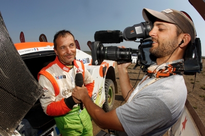 MOTORSPORT - DAKAR PERU CHILE ARGENTINA  2013 - STAGE 14 / ETAPE 14 - LA SERENA (CHI) TO SANTIAGO (CHI) - 19/01/2013 - PHOTO :  JEAN MICHEL LE MEUR / DPPI - 
CHABOT RONAN ( FRANCE ) - SMG - TOYS MOTORS - SMG - AMBIANCE - PORTRAIT