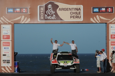 MOTORSPORT - DAKAR ARGENTINA CHILE PERU 2012 - SCRUTINEERING - MAR DEL PLATA (ARG) - 29 TO 31/11/2011- PHOTO : ERIC VARGIOLU / DPPI