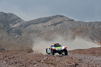 MOTORSPORT - DAKAR PERU CHILE ARGENTINA  2013 - STAGE 5 / ETAPE 5 - AREQUIPA (PER) TO ARICA (CHI) - 09/01/2013 - PHOTO : ERIC VARGIOLU / DPPI - 
316 CHABOT RONAN ( FRANCE ) PILLOT GILLES ( FRANCE ) - SMG - TOYS MOTORS - SMG - ACTION