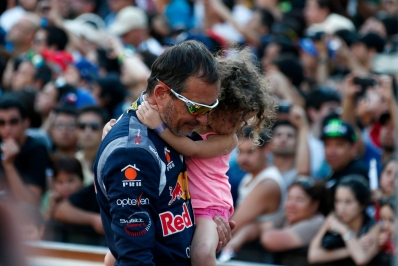 MOTORSPORT - DAKAR ARGENTINA BOLIVIA CHILE  2014 - FINISH / ARRIVEE PODIUM - VALPARAISO (CHI) - 19/01/2014 - PHOTO FREDERIC LE FLOCH / DPPI  - 312	CHABOT RONAN (FRA) / PILLOT GILLES - SMG - AMBIANCE