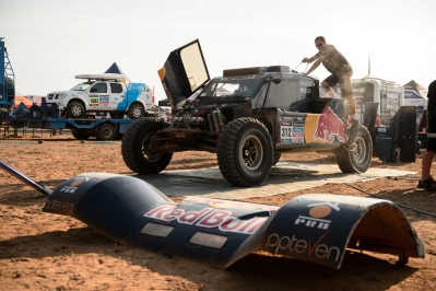 SMG seen at the Dakar Rally bivouac in La Serena, Chile on January 17th, 2014