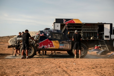 SMG seen at the Dakar Rally bivouac in La Serena, Chile on January 17th, 2014
