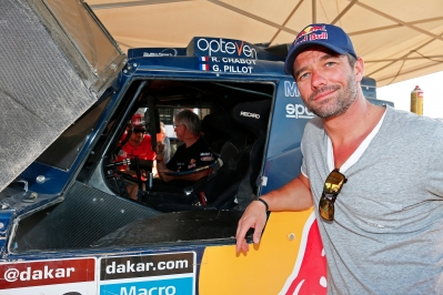 MOTORSPORT - DAKAR ARGENTINA BOLIVIA CHILE  2014 - STAGE 12 / ETAPE 12 - EL SALVADOR (CHI) - LA SERENA (CHI) - 17/01/2014 - PHOTO FREDERIC LE FLOCH / DPPI  - SEBASTIEN LOEB
CHABOT RONAN (FRA) - SMG - AMBIANCE PORTRAIT