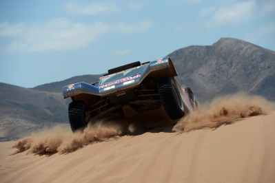 MOTORSPORT - DAKAR ARGENTINA BOLIVIA CHILE  2014 - STAGE 12 / ETAPE 12 - EL SALVADOR (CHI) - LA SERENA (CHI) - 17/01/2014 - PHOTO GIGI SOLDANO / DPPI  - 312	CHABOT RONAN (FRA) / PILLOT GILLES - SMG - ACTION