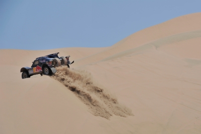 MOTORSPORT - DAKAR ARGENTINA BOLIVIA CHILE  2014 - STAGE 12 / ETAPE 12 - EL SALVADOR (CHI) - LA SERENA (CHI) - 17/01/2014 - PHOTO DPPI  - 312	CHABOT RONAN (FRA) / PILLOT GILLES - SMG - ACTION