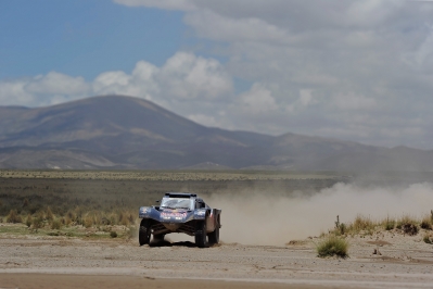 MOTORSPORT - DAKAR ARGENTINA BOLIVIA CHILE  2014 - STAGE 7 / ETAPE 7 - SALTA (ARG) - SALTA (ARG)  - PHOTO ERIC VARGIOLU / DPPI - 312	CHABOT RONAN (FRA) / PILLOT GILLES - SMG - ACTION