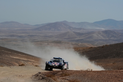 MOTORSPORT - DAKAR ARGENTINA BOLIVIA CHILE  2014 - STAGE 8 / ETAPE 8 - SALTA - CALAMA (CHI) - 13/01/2014 - PHOTO ERIC VARGIOLU / DPPI - 312	CHABOT RONAN (FRA) / PILLOT GILLES - SMG - ACTION