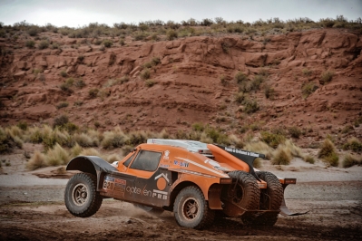 320 CHABOT Ronan (Fra) PILLOT Gilles (Fra) Smg action during the Dakar 2015 Argentina Bolivia Chile, Car Marathon Stage 7a / Auto Etape Marathon 7a, Iquique to Uyuni on January 10th 2015 at Iquique, Chile. Photo Eric Vargiolu / DPPI