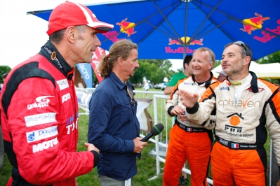 CHABOT Ronan (Fra) Smg ambiance LAVIEILLE Christian (Fra)  Toyota ambiance during the Dakar 2015 Argentina Bolivia Chile, Stage 13 Finish and Podium /  Etape 13, Rosario to Buenos Aires on January 17th 2015 at Rosario, Argentina. Photo Frederic Le Floch / DPPI