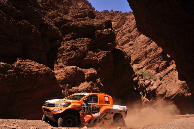 316 CHABOT Ronan (fra) PILLOT Gilles (fra) TOYOTA action during the Dakar 2016 Argentina,  Bolivia, Etape 8 / Stage 8, Salta - Belen,  from  January 11, 2016 - Photo DPPI