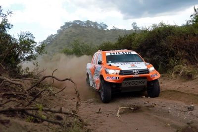 316 CHABOT Ronan (fra) PILLOT Gilles (fra) TOYOTA action during the Dakar 2016 Argentina,  Bolivia, Etape 12 / Stage 12,  San Juan - Villa Carlos Paz,  from  January 15, 2016 - Photo Eric Vargiolu / DPPI