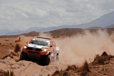 316 CHABOT Ronan (fra) PILLOT Gilles (fra) TOYOTA action during the Dakar 2016 Argentina,  Bolivia, Etape 6 - Stage 6, Uyuni - Uyuni,  from  January 8, 2016 - Photo Florent Gooden / DPPI