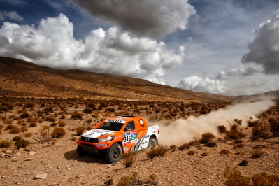 316 CHABOT Ronan (fra) PILLOT Gilles (fra) TOYOTA action during the Dakar 2016 Argentina Bolivia, Etape 4 - Stage 4, Jujuy - Jujuy,  from  January 6, 2016 , Argentina - Photo Frederic Le Floc'h / DPPI
