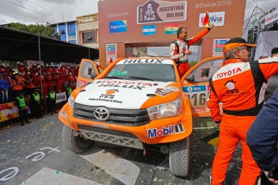 316 CHABOT Ronan (fra) PILLOT Gilles (fra) TOYOTA action during the Dakar 2016 Argentina Bolivia, Etape 5 - Stage 5, Jujuy - Uyuni,  from  January 7, 2016 , Argentina - Photo Gregory Lenormand / DPPI
