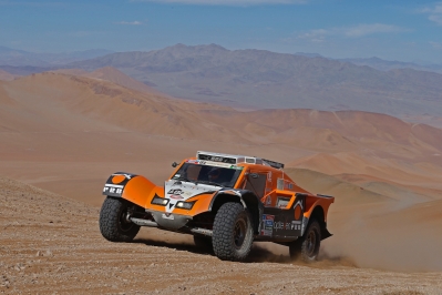 320 CHABOT Ronan (Fra) PILLOT Gilles (Fra) Smg action during the Dakar 2015 Argentina Bolivia Chile, Stage 4 / Etape 4 -  Chilecito to Copiapo on January 7th 2015 at Chilecito, Argentina. Photo Frederic Le Floch / DPPI