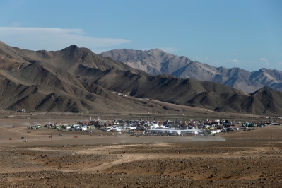Landscape during the Dakar 2015 Argentina Bolivia Chile, Stage 4 / Etape 4 -  Chilecito to Copiapo on January 7th 2015 at Chilecito, Argentina. Photo Florent Gooden / DPPI