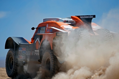 320 CHABOT Ronan (Fra) PILLOT Gilles (Fra) Smg action  during the Dakar 2015 Argentina Bolivia Chile, Stage 5 / Etape 5 -  Copiapo to Antofagasta on January 8th 2015 at Copiapo, Chile. Photo Francois Flamand / DPPI