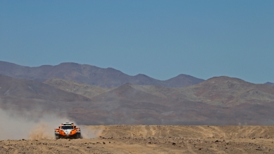 320 CHABOT Ronan (Fra) PILLOT Gilles (Fra) Smg action  during the Dakar 2015 Argentina Bolivia Chile, Stage 5 / Etape 5 -  Copiapo to Antofagasta on January 8th 2015 at Copiapo, Chile. Photo Frederic Le Floch / DPPI