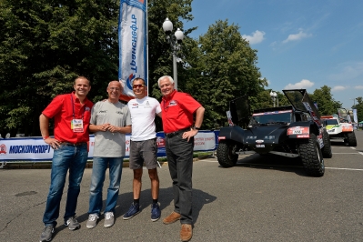 MOTORSPORT - DAKAR SERIES 2013 - SILK WAY RALLY (RUS) - MOSCOW TO SOCHI -  03 TO 14/07/2013 - PHOTO : ERIC VARGIOLU / DPPI - 
LEQUIEN FREDERIC / GACHE PHILIPPE  / CHABOT RONAN / SEMEN YAKUBOV
TEAM SMG